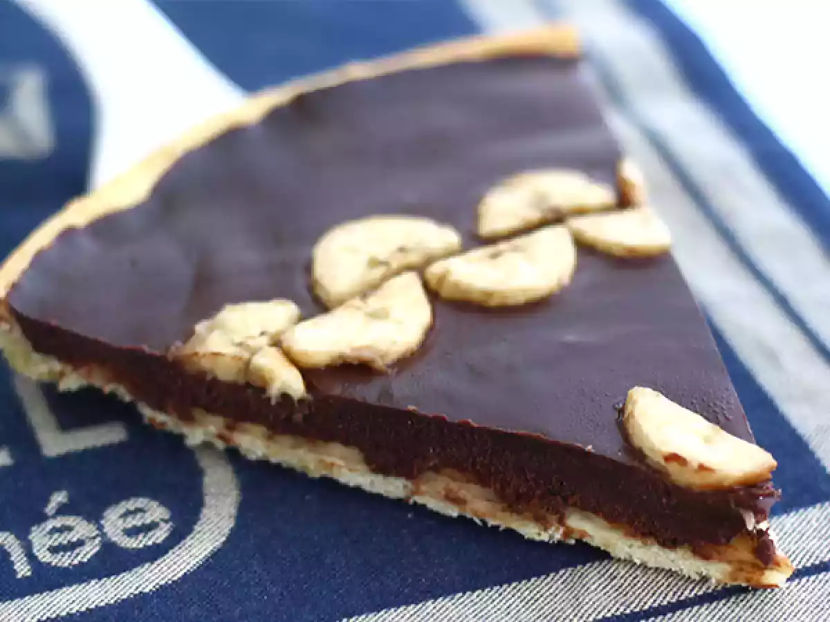 Tarte de banana e chocolate - foto 3