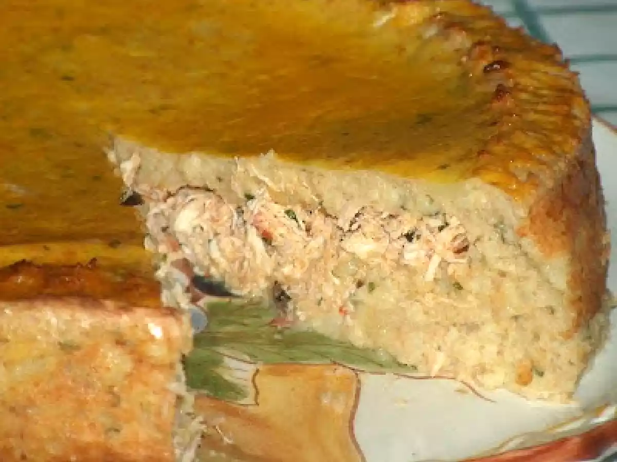 TARTE DE BATATA COM FRANGO
