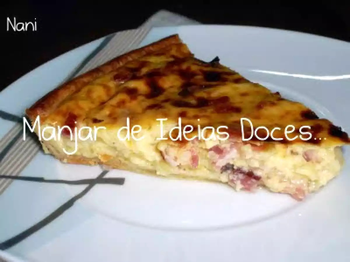 Tarte de Cebola e Bacon