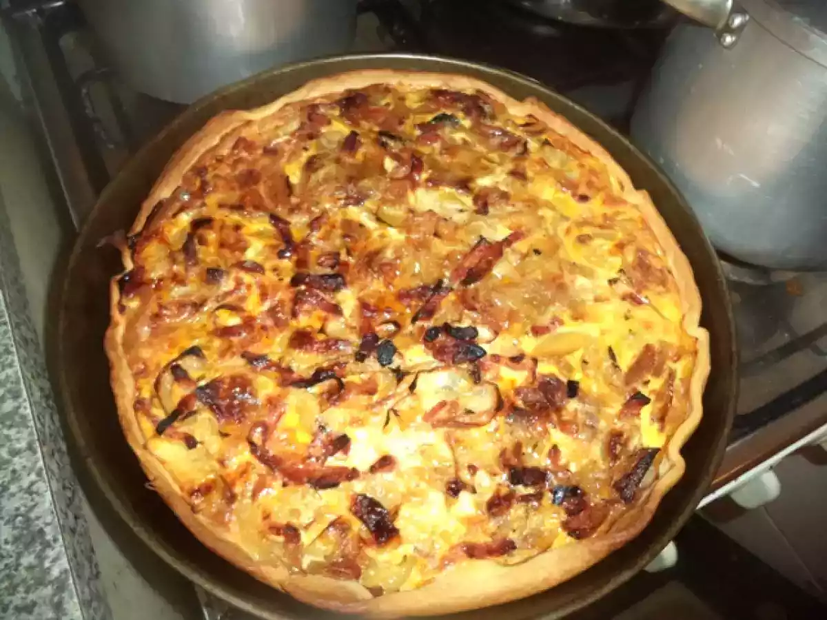 Tarte de Cebola e Bacon