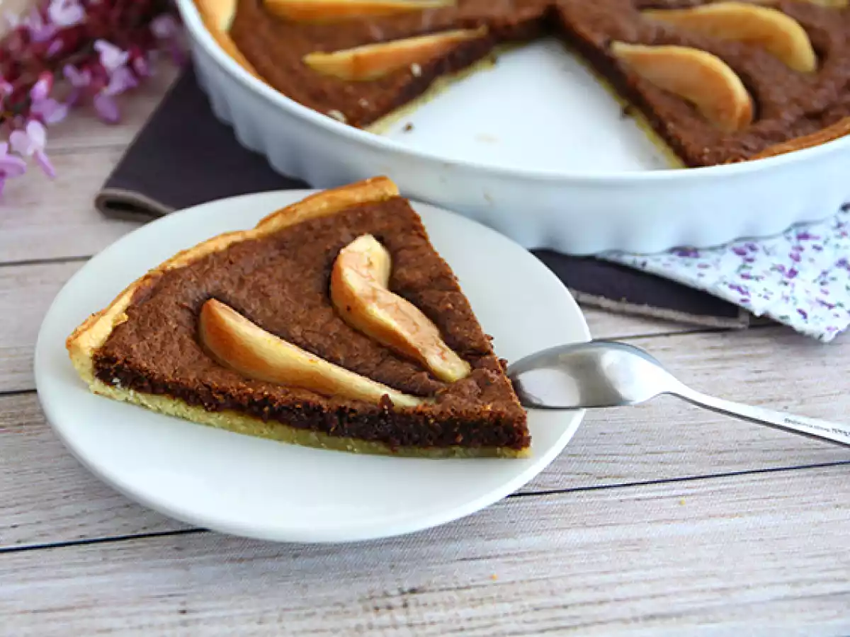 Tarte de chocolate e pera - foto 4