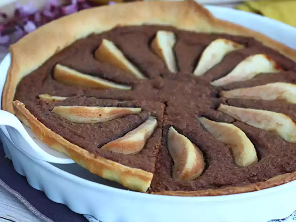 Tarte de chocolate e pera - foto 5