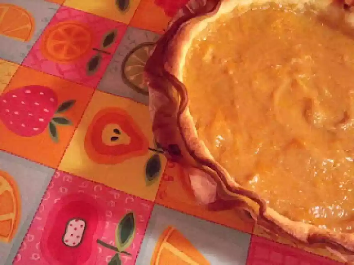 Tarte de coalhada de Laranja