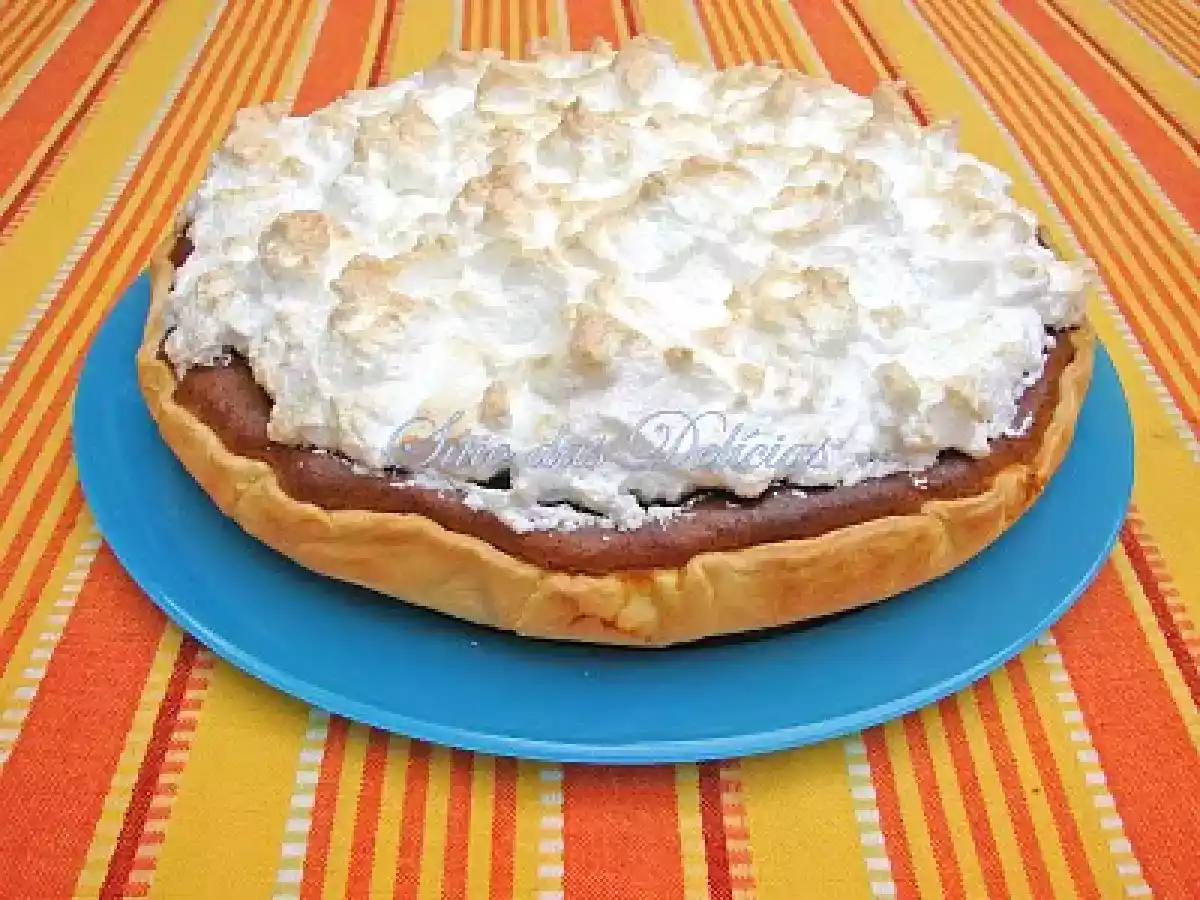 Tarte de Côco com Cobertura de Suspiro