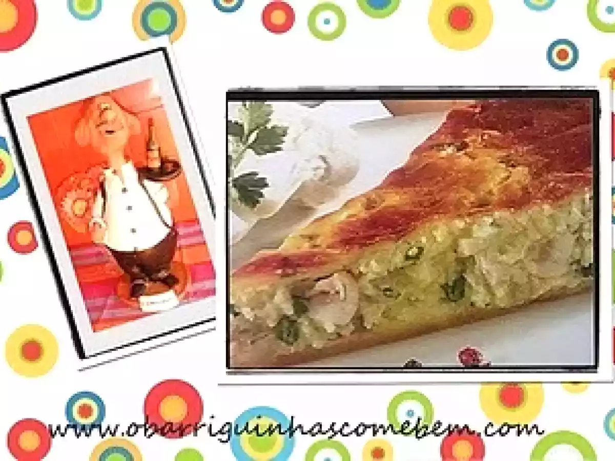 Tarte de Cogumelos e Queijo