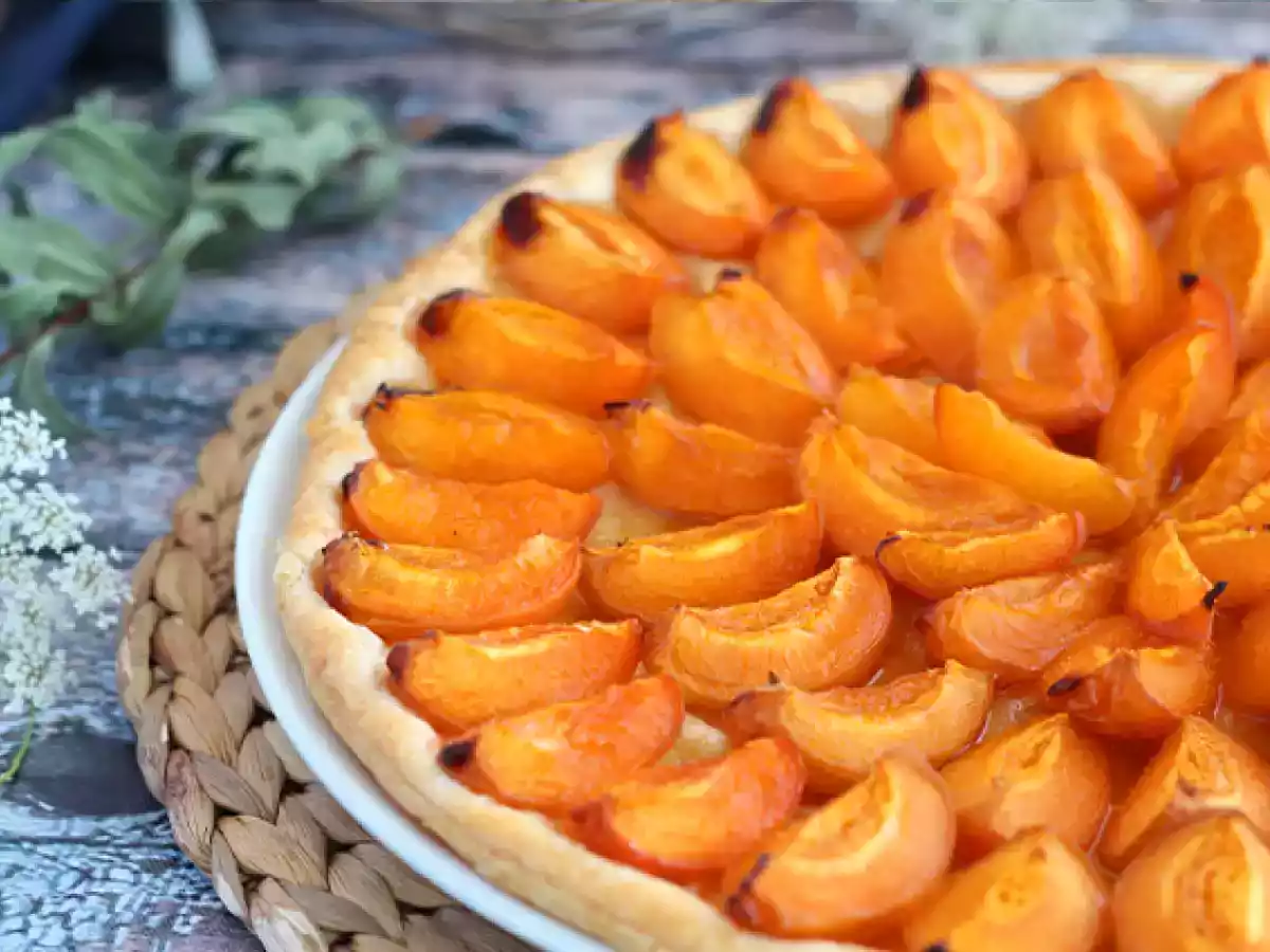 Tarte de damasco fácil (alperce) - foto 2