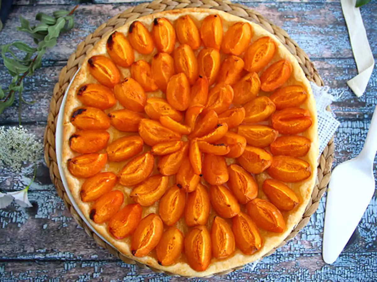 Tarte de damasco fácil (alperce) - foto 4