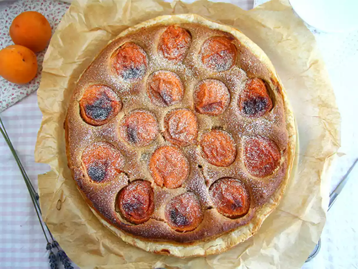 Tarte de damasco sem gluten (alperce)