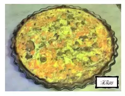 Tarte de frango com legumes