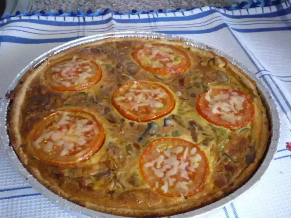 Tarte de legumes com Tomate