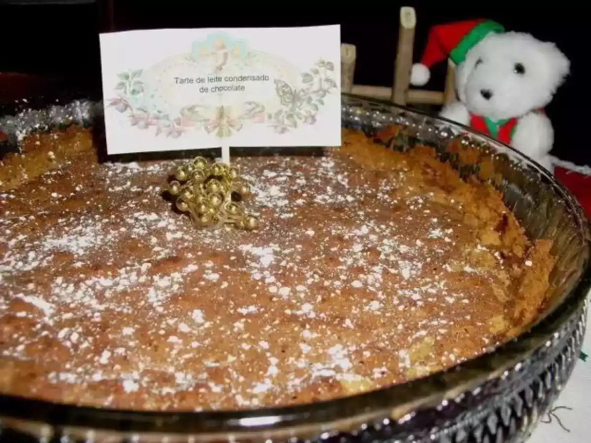 Tarte de leite condensado de chocolate - foto 2