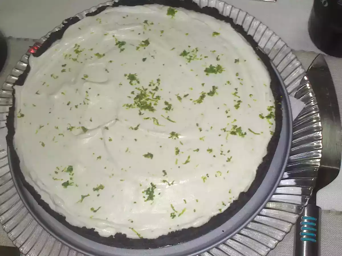 Tarte de Lima e Oreo