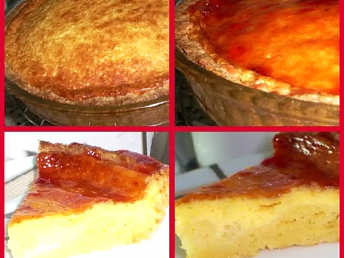 Tarte de Limão com Doce de Morango