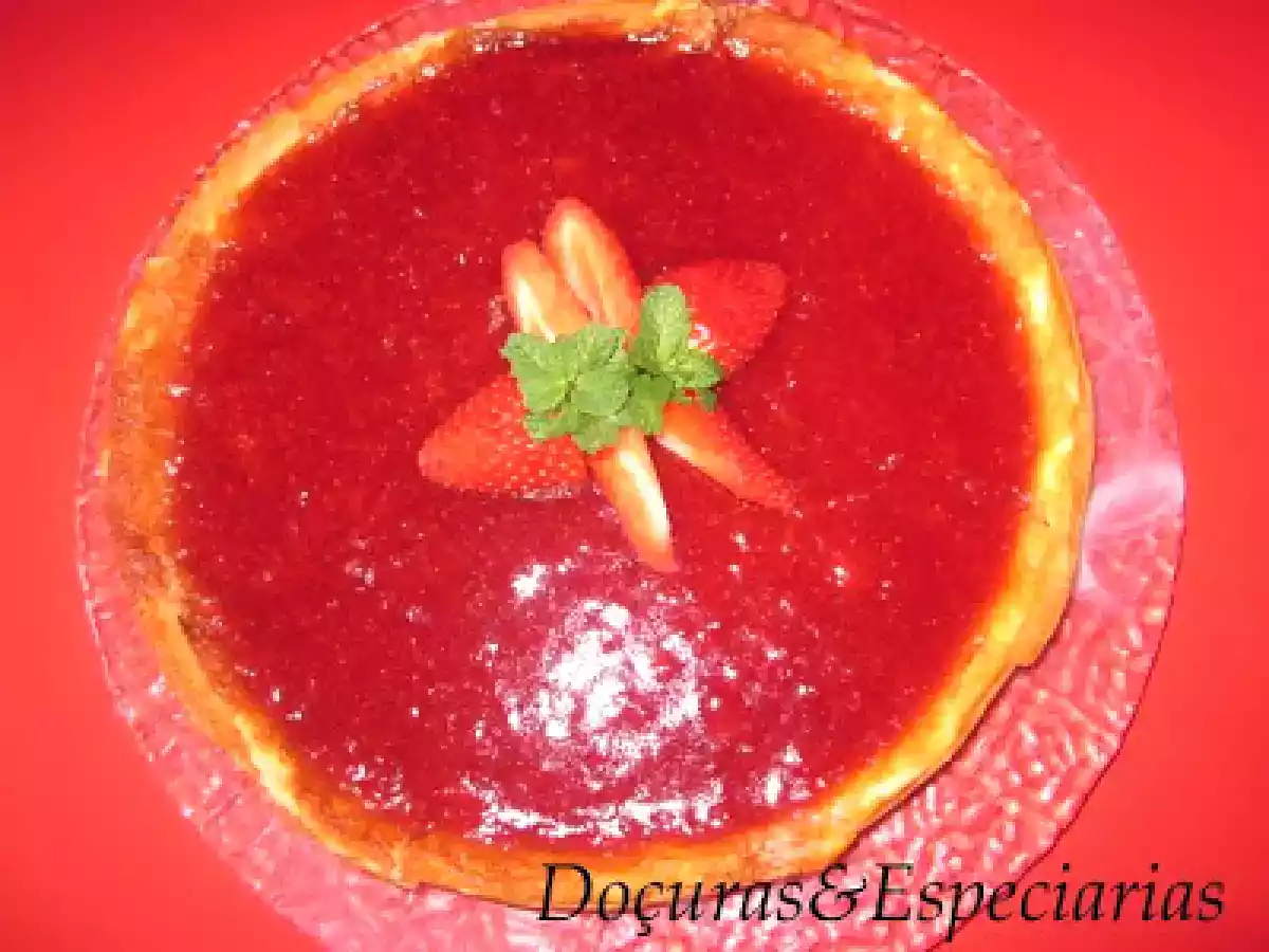 Tarte de Limão e Morango