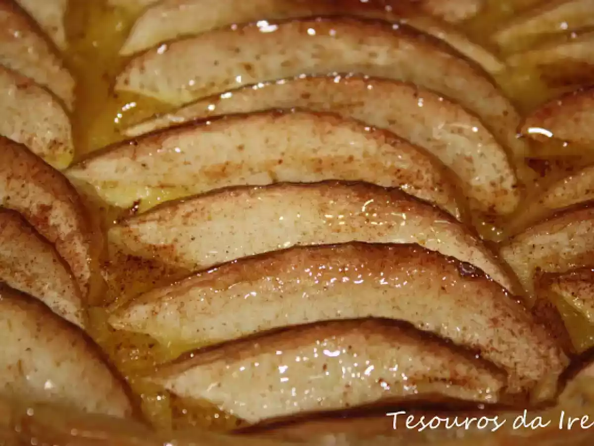 Tarte de maçã com canela