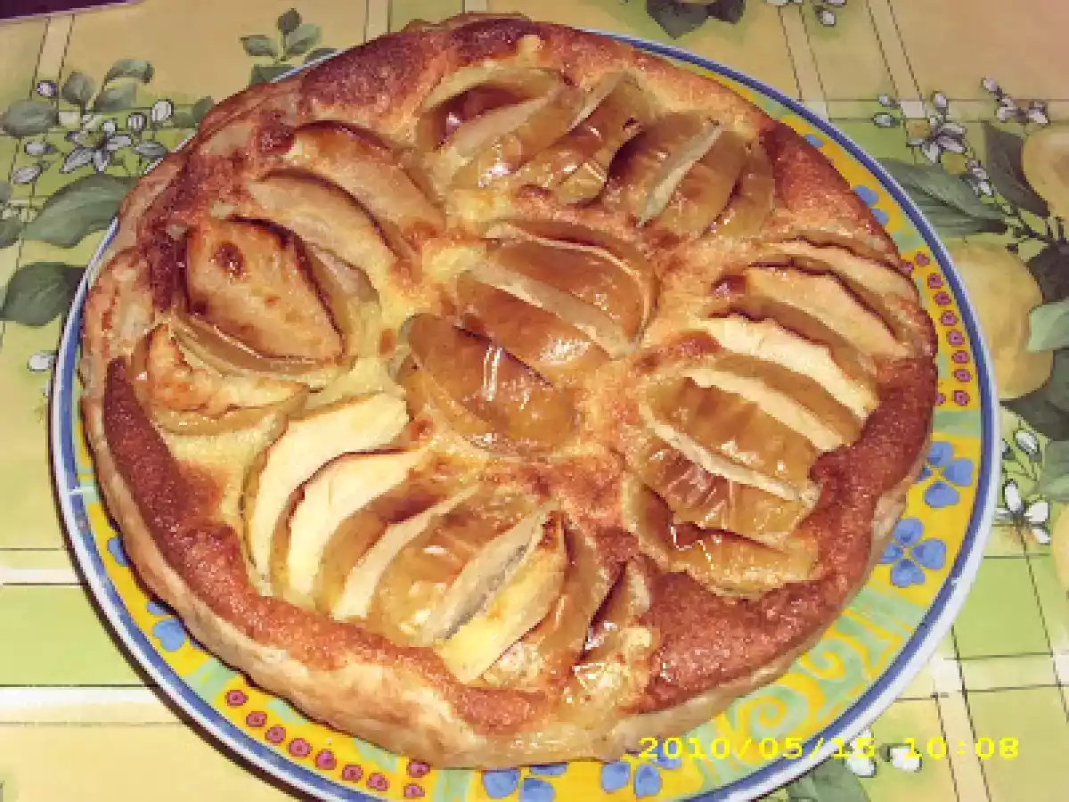 Tarte de maçã com casca