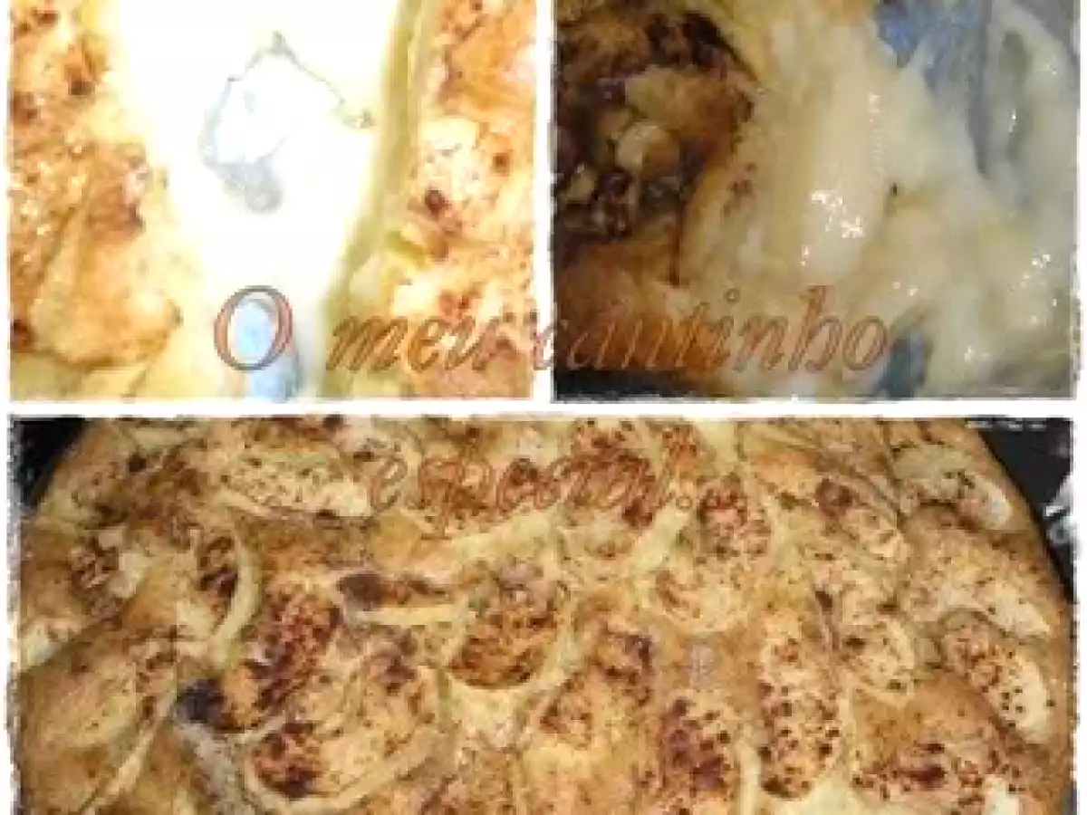 Tarte de maçã com creme e cobertura - foto 2