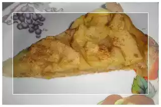Tarte de maçã sem cremes