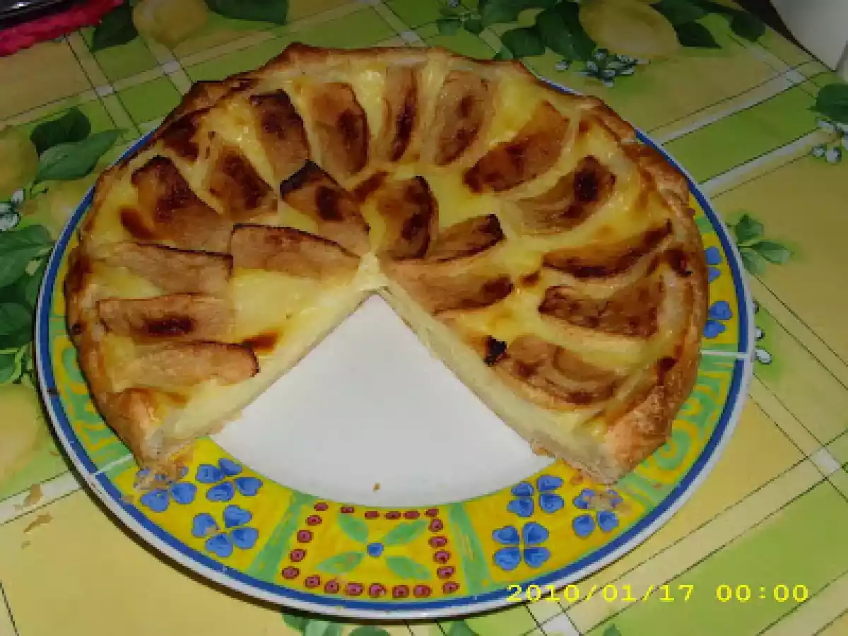 Tarte de maça simples e gostosa...