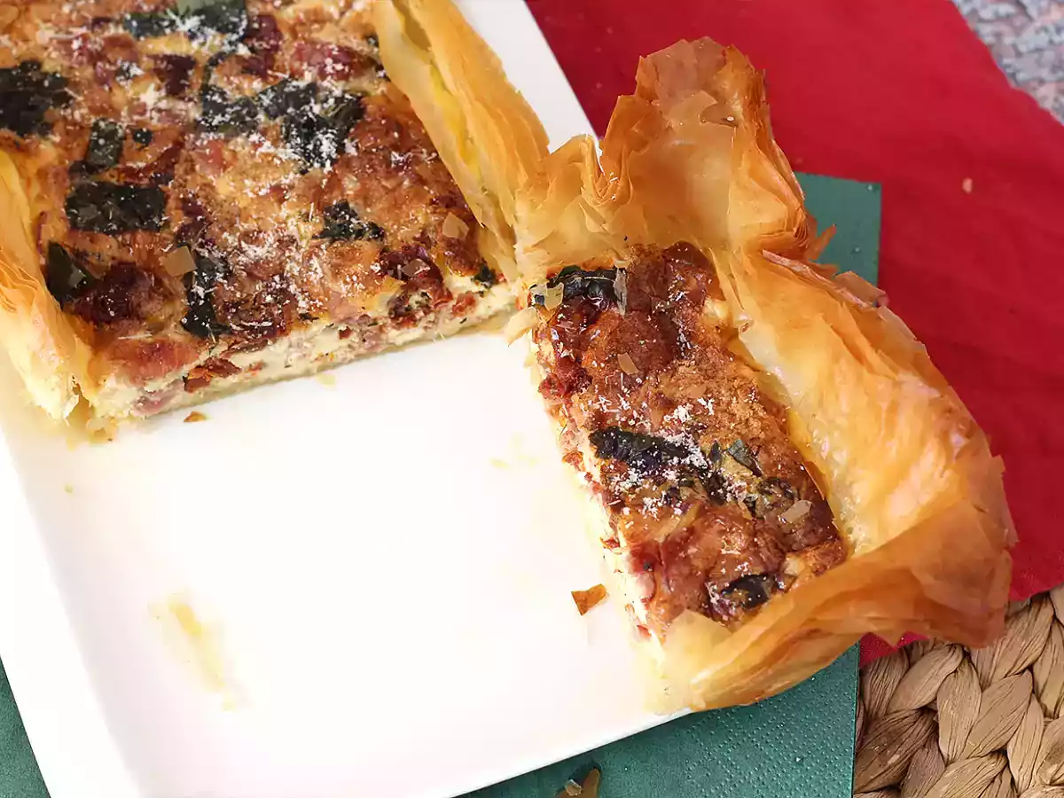 Tarte de massa filo à italiana - foto 2