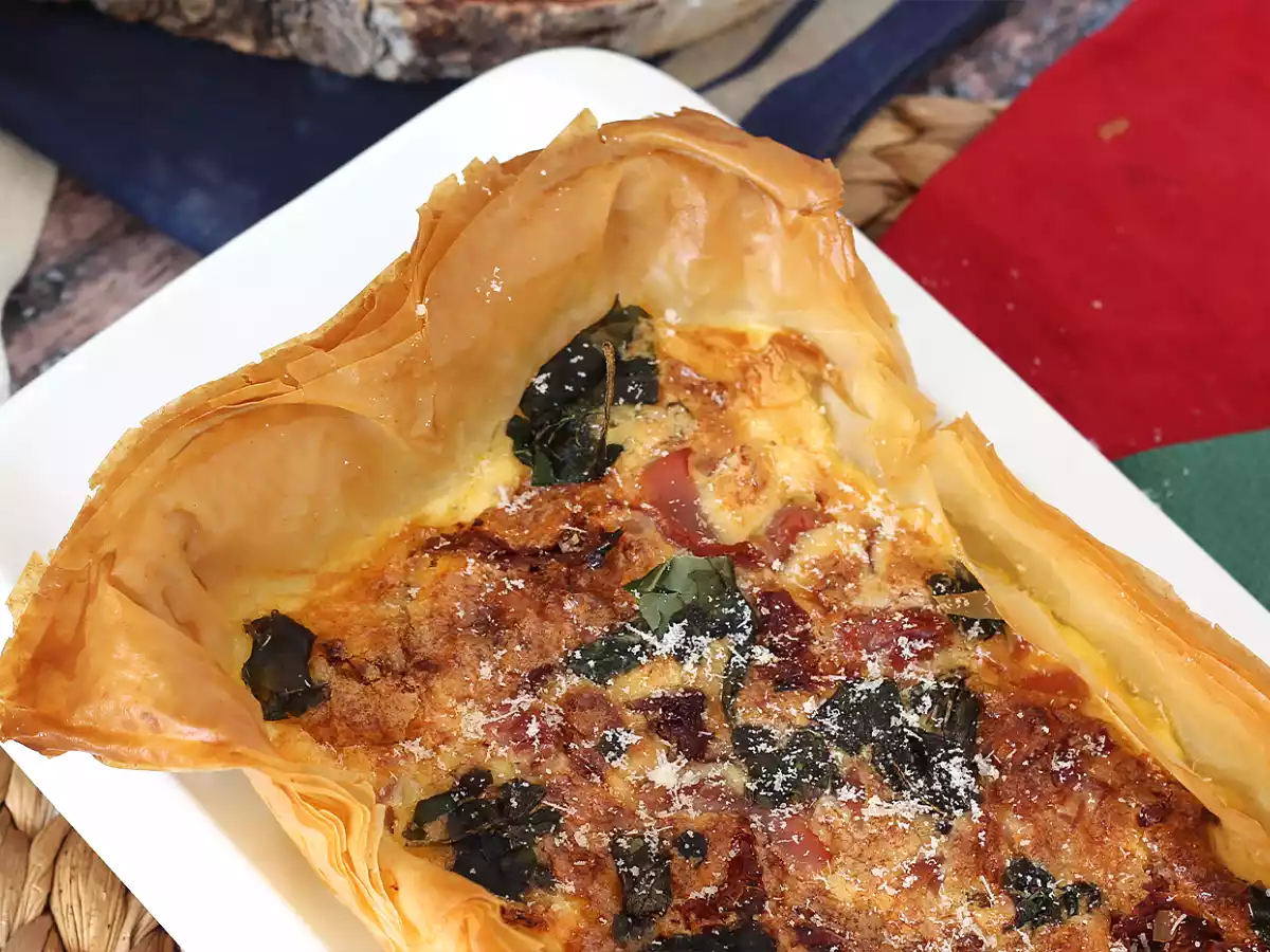 Tarte de massa filo à italiana - foto 3