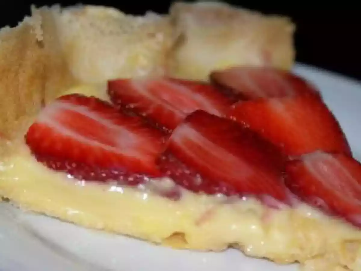 Tarte de Morango com Massa Brick