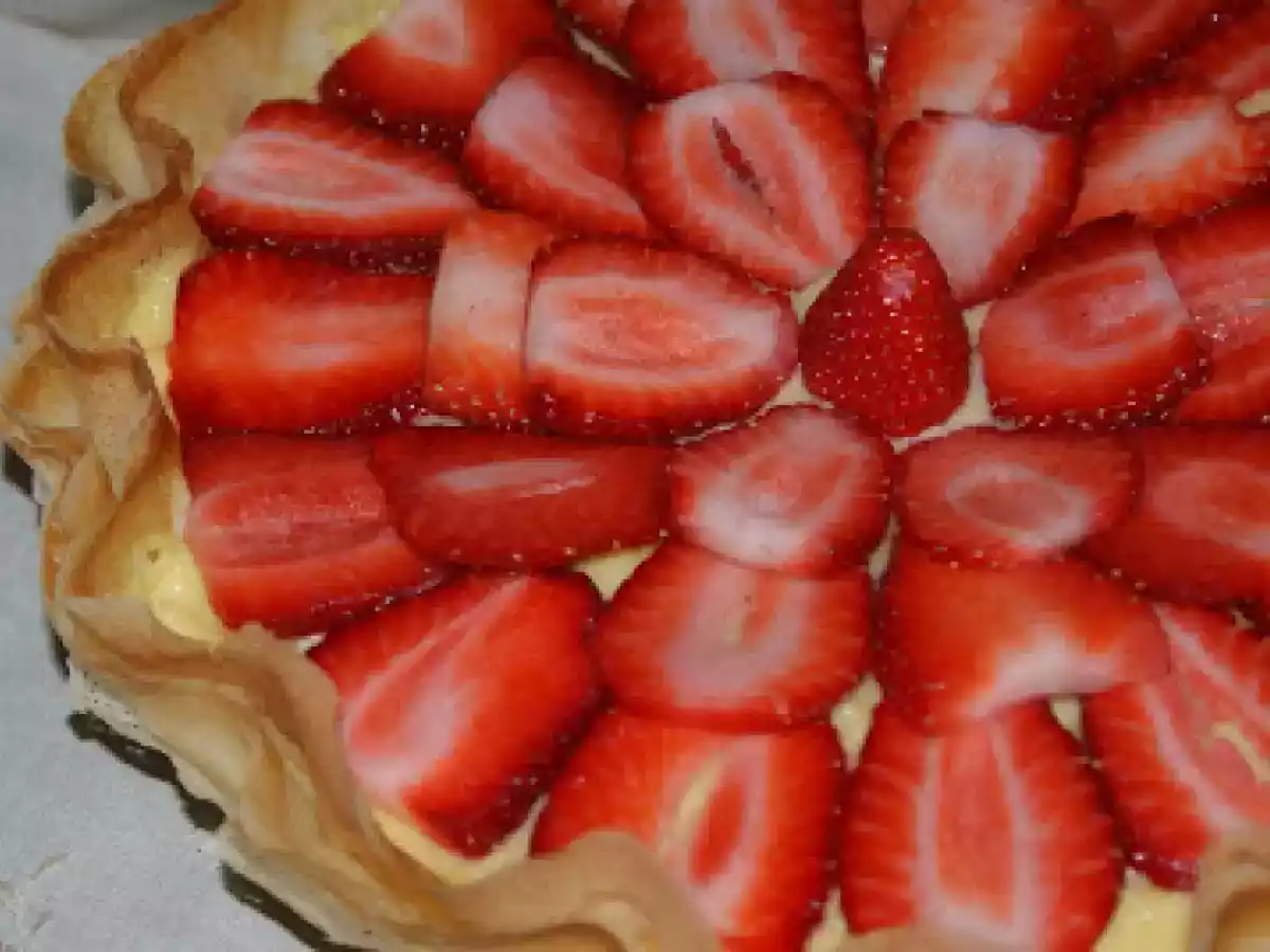 Tarte de Morango com Massa Brick - foto 3