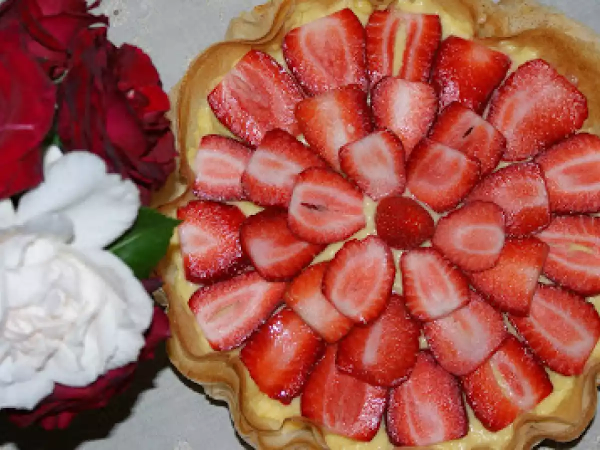 Tarte de Morango com Massa Brick - foto 4