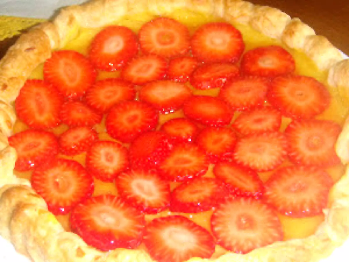 Tarte de Morango com Nappage