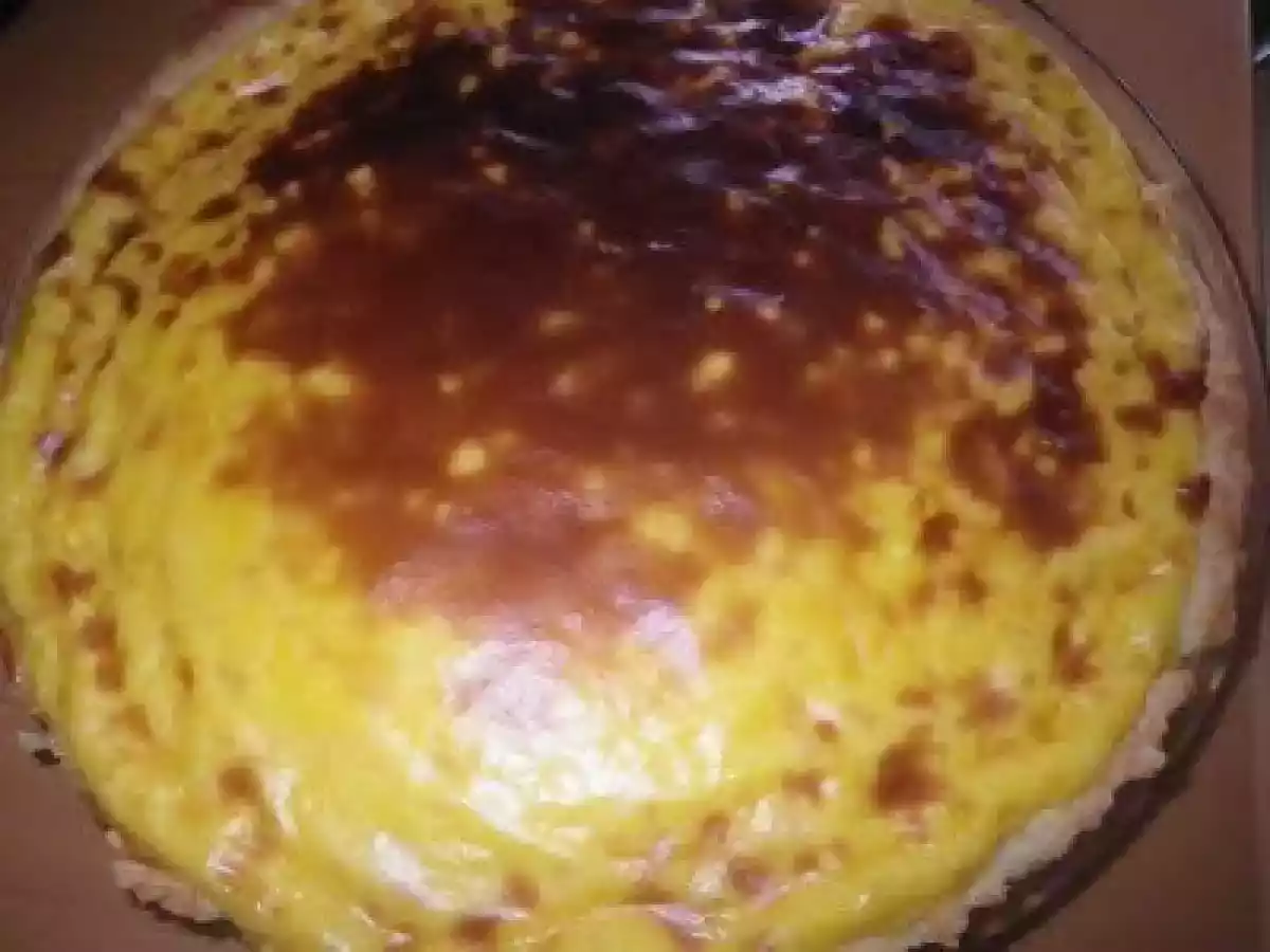 Tarte de nata e pudim flan