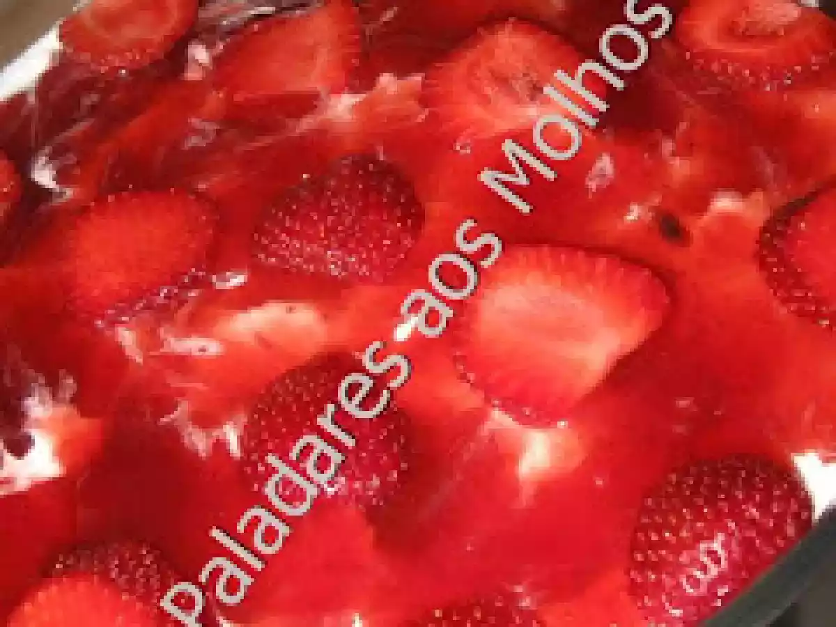 Tarte de Natas com Doce de Morango - foto 2