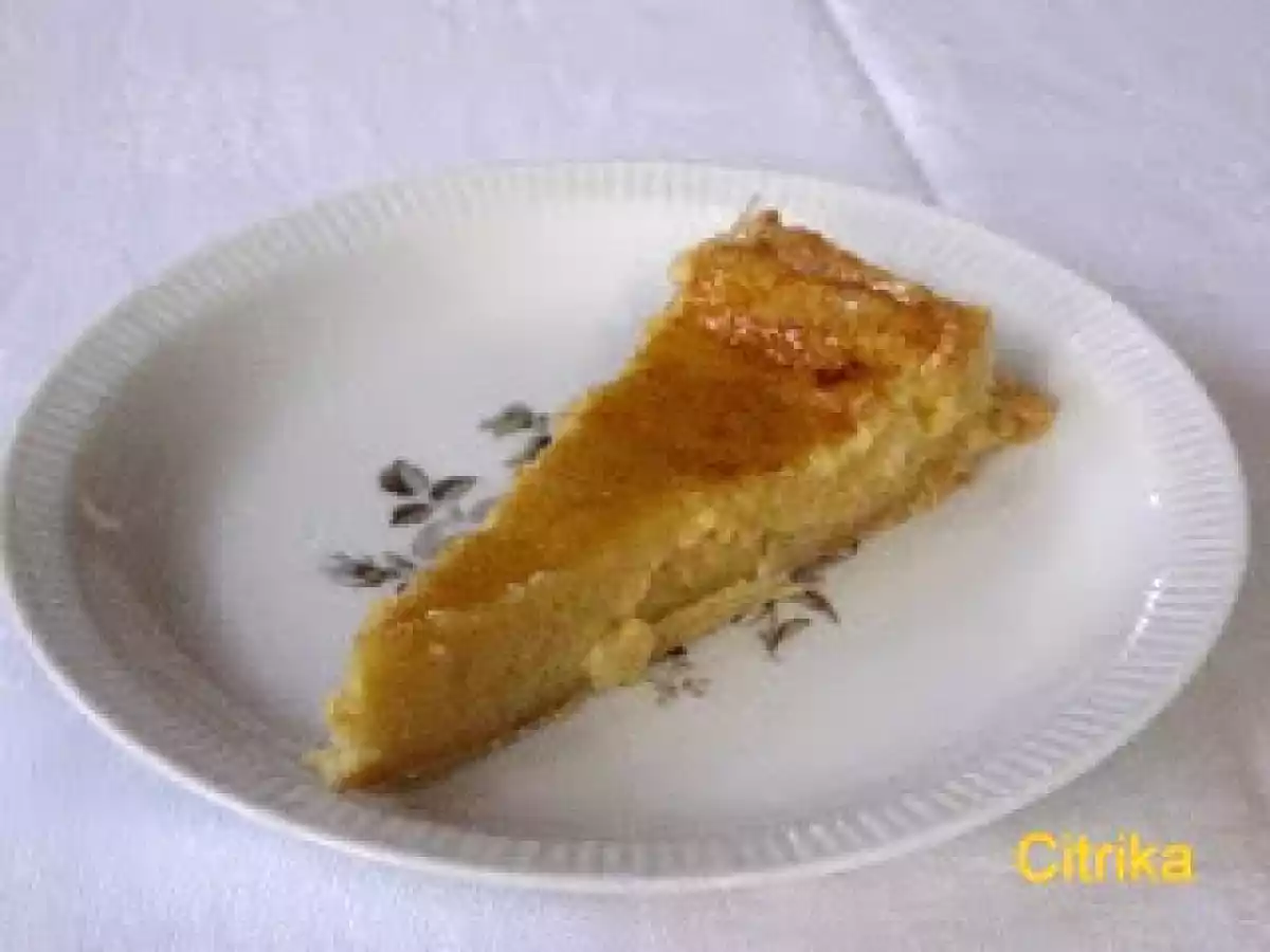 Tarte de Natas (... sem natas!)