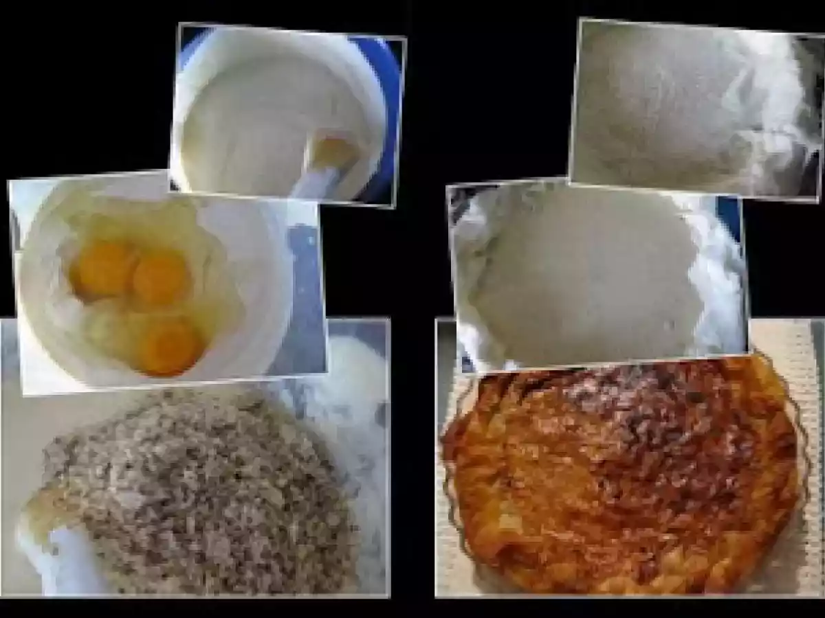 TARTE DE NOZES COM IOGURTE