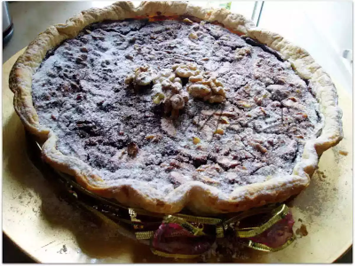 Tarte de nozes e chocolate - Actualizado