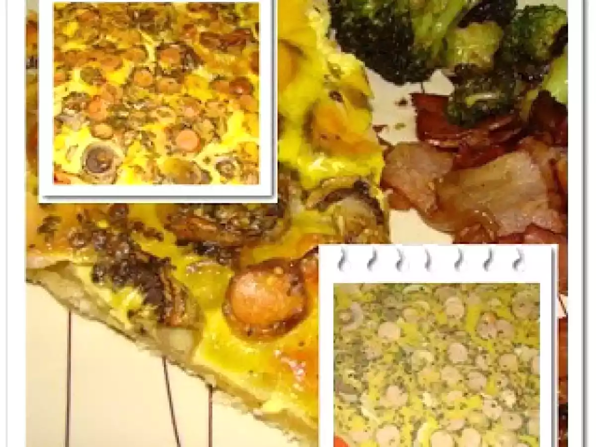 Tarte de Ovo e Salsicha