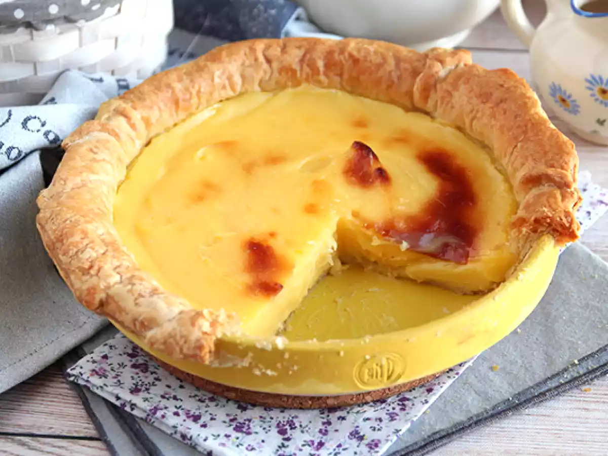 Tarte de pastel de nata: a versão gigante da sobremesa portuguesa que todo mundo ama - foto 3