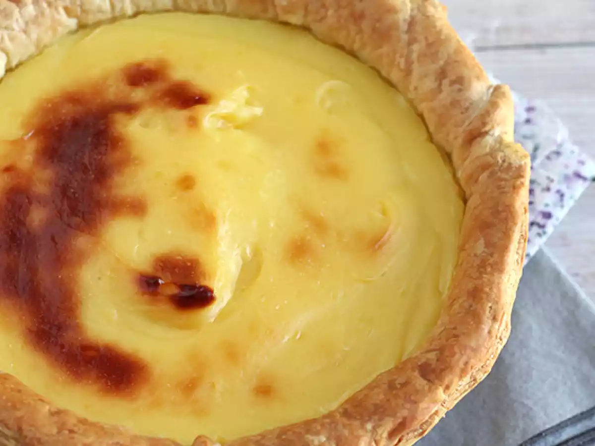 Tarte de pastel de nata: a versão gigante da sobremesa portuguesa que todo mundo ama - foto 4