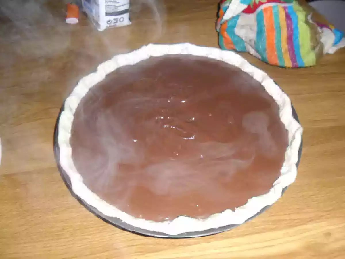 Tarte de Pastel de Nata de Chocolate