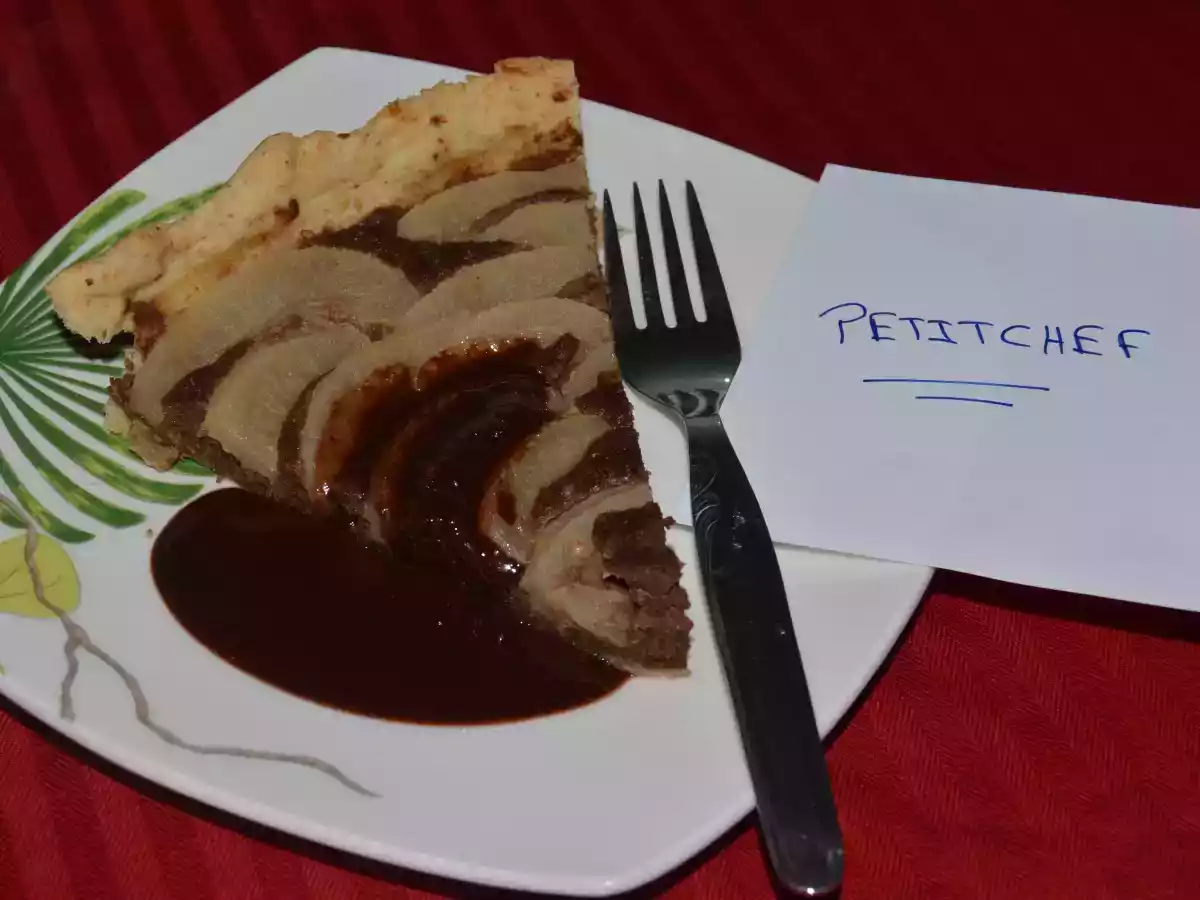 Tarte de Pera com Molho de Chocolate - Concurso de Novembro - foto 2