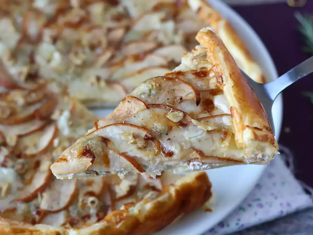 Tarte de pera, gorgonzola e nozes: uma combinação agridoce irresistível - foto 3