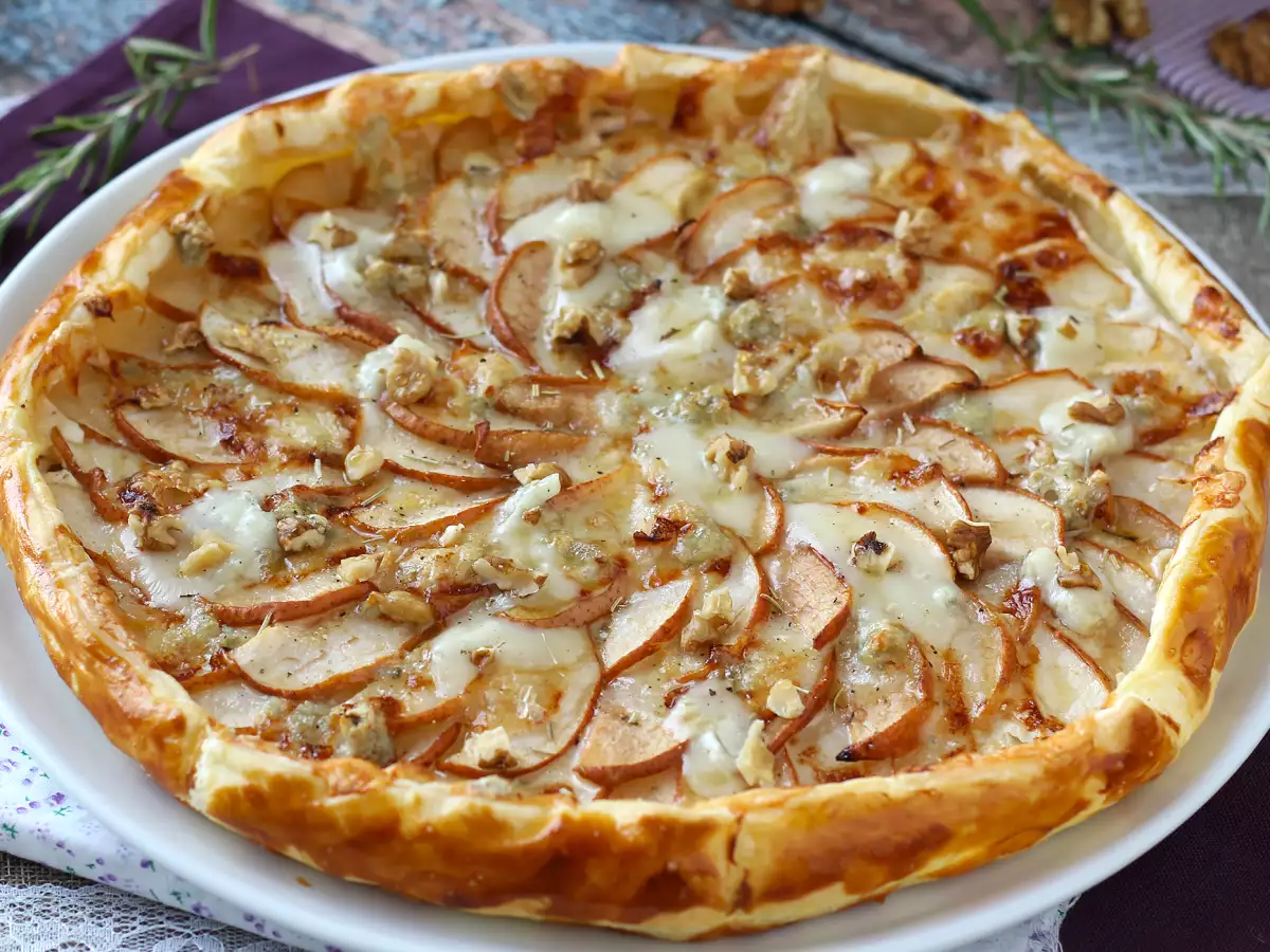 Tarte de pera, gorgonzola e nozes: uma combinação agridoce irresistível - foto 8