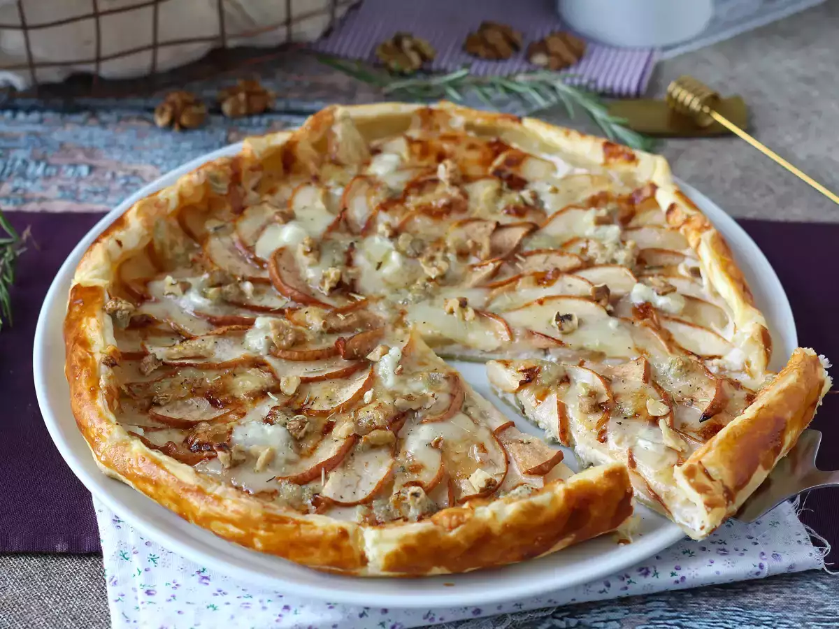 Tarte de pera, gorgonzola e nozes: uma combinação agridoce irresistível - foto 4