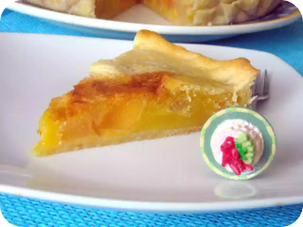 Tarte de pêra, maçã e marmelo