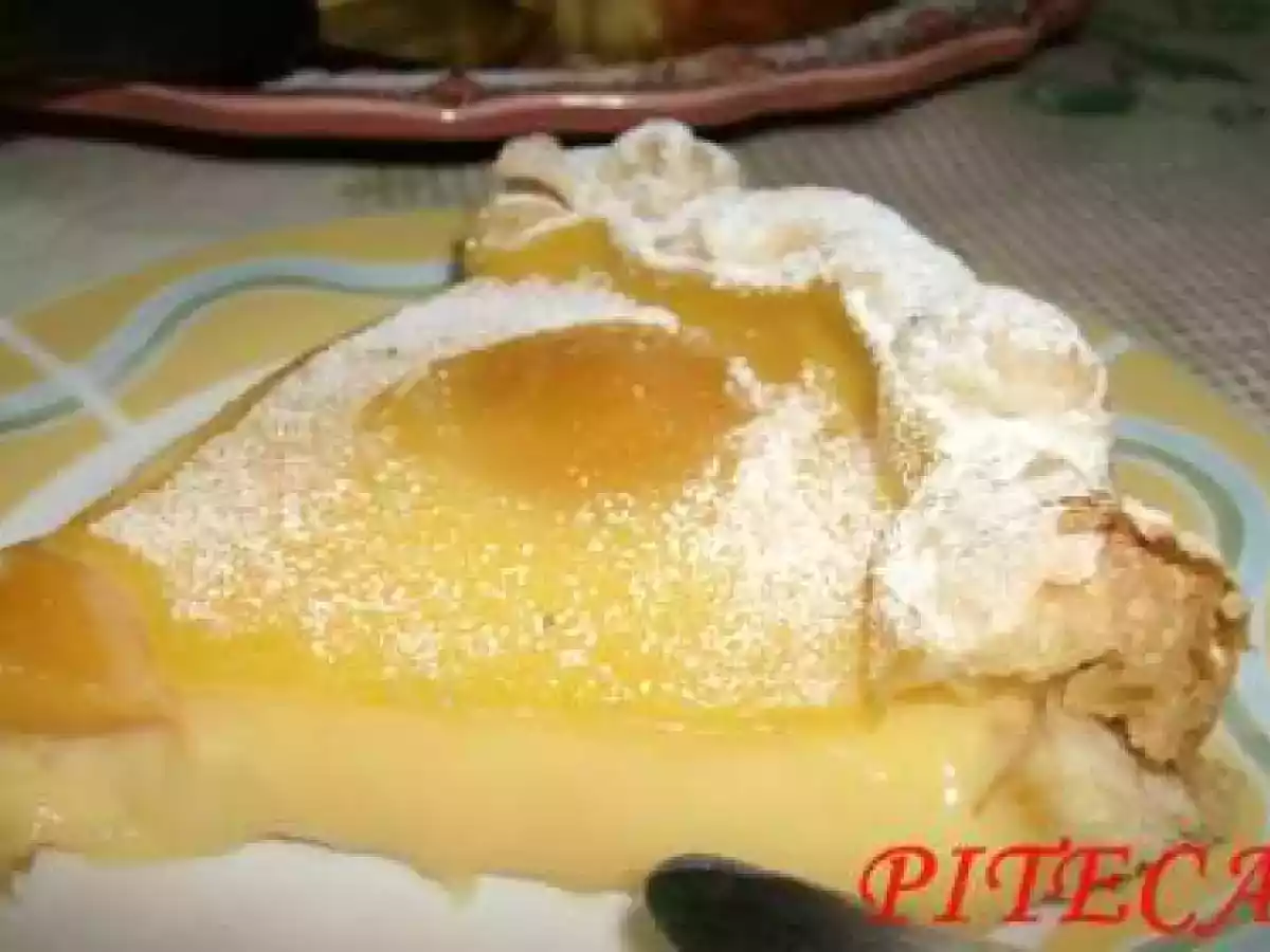 Tarte de pêssego e ananás - foto 2