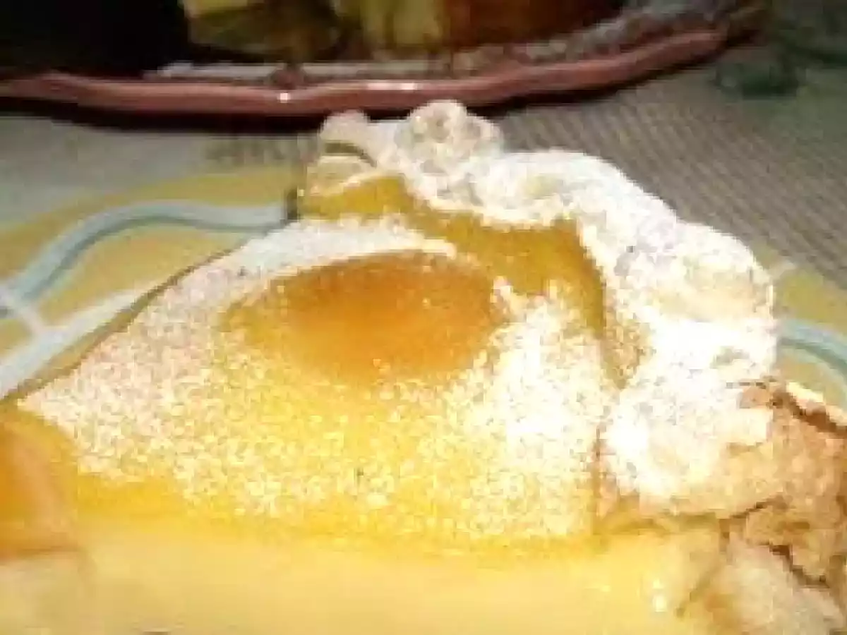 Tarte de pêssego e ananás