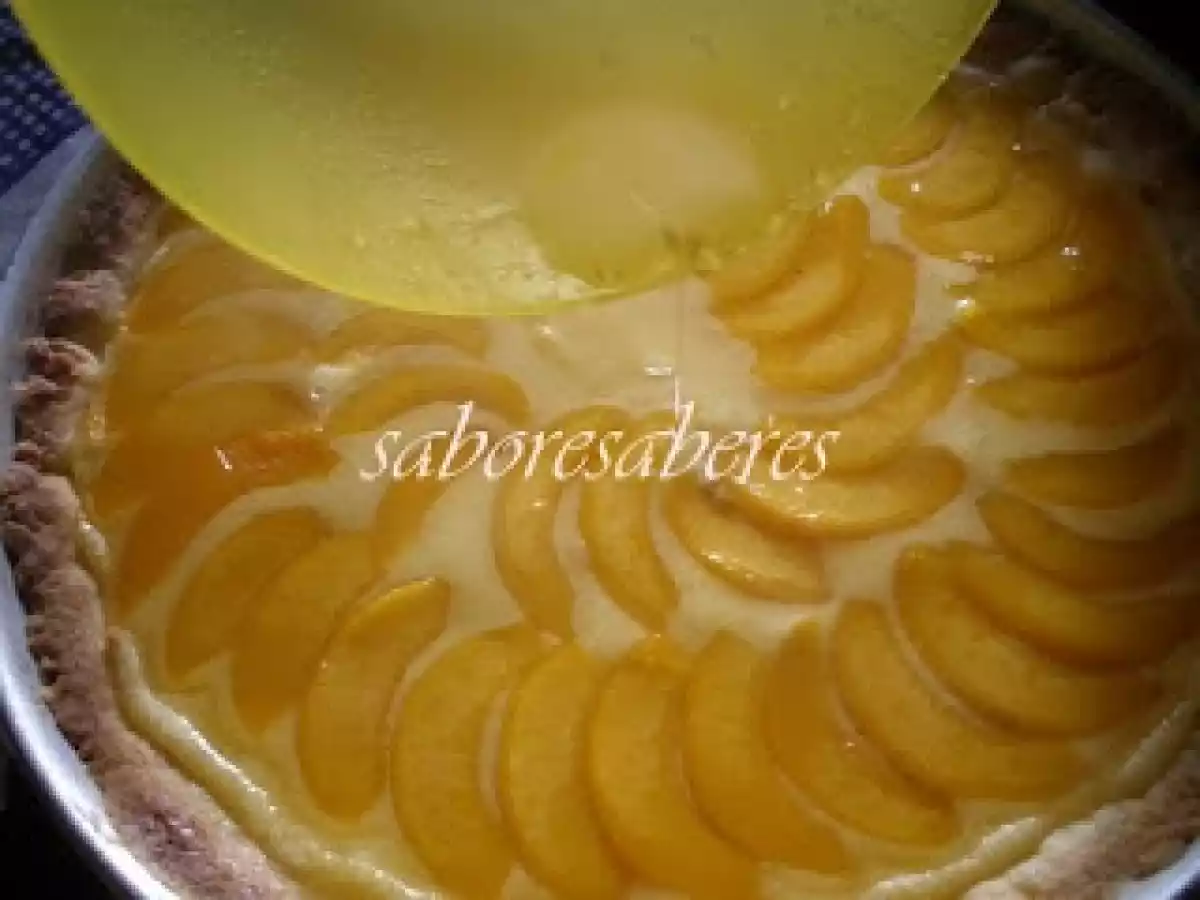 Tarte de Pêssego rápida - foto 6
