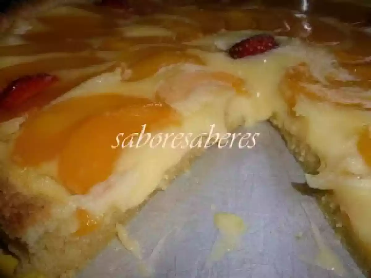 Tarte de Pêssego rápida - foto 8