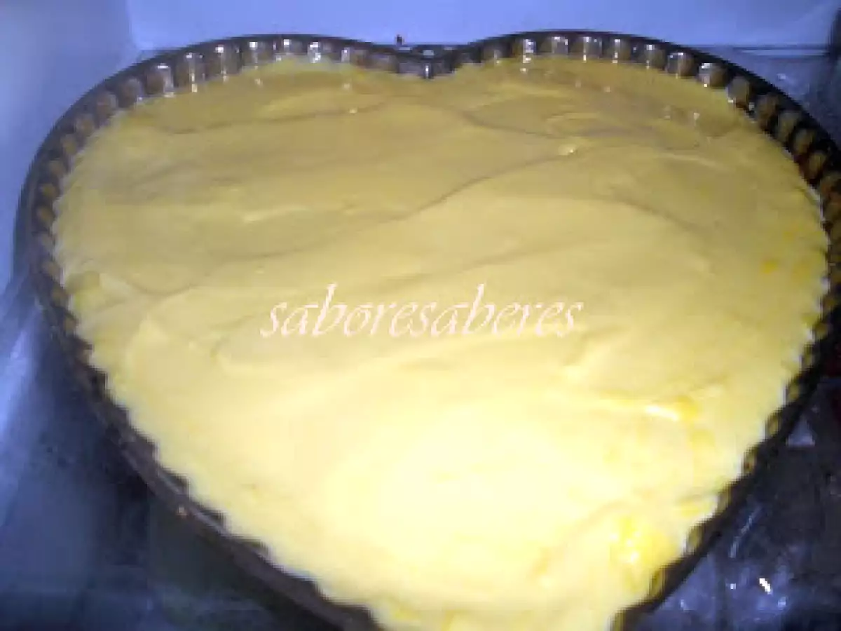 Tarte de requeijão coberta de doce de morango - foto 3