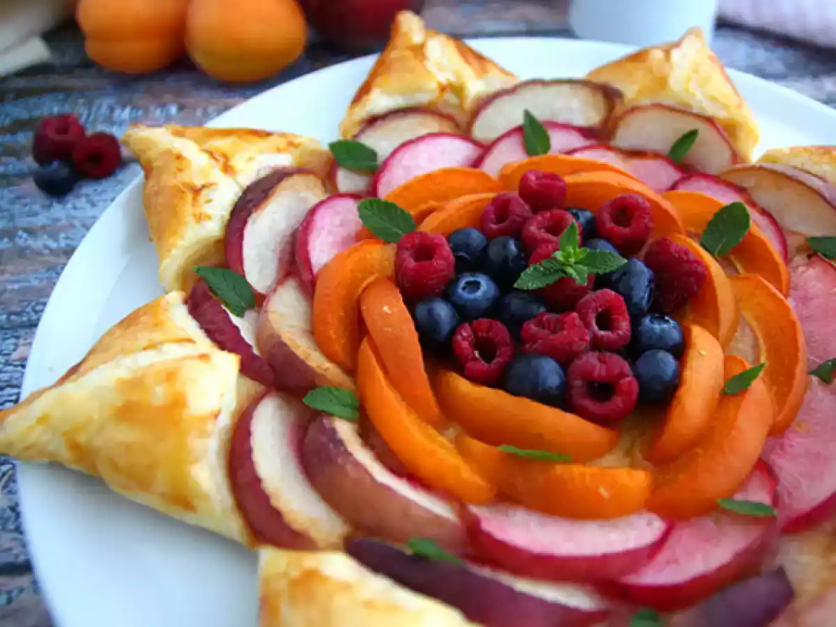 Tarte estrela de frutas - foto 3