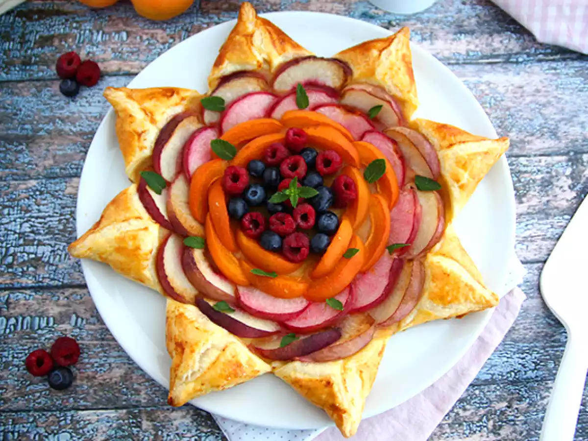 Tarte estrela de frutas - foto 4